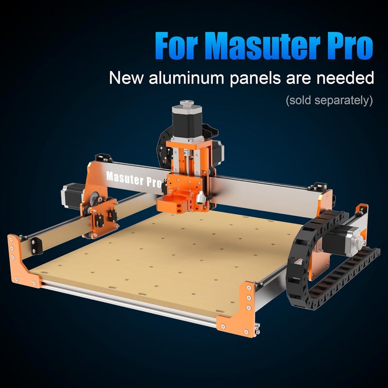 FoxAlien Upgrade Aluminum Plate Kit for Masuter Pro CNC Router NEMA 23 Stepper Motor - Image 5